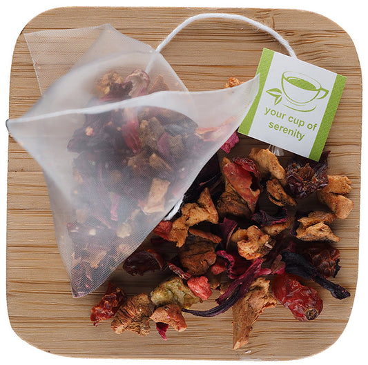 Strawberry-Kiwi Fruit Infusion Pyramid Sachets