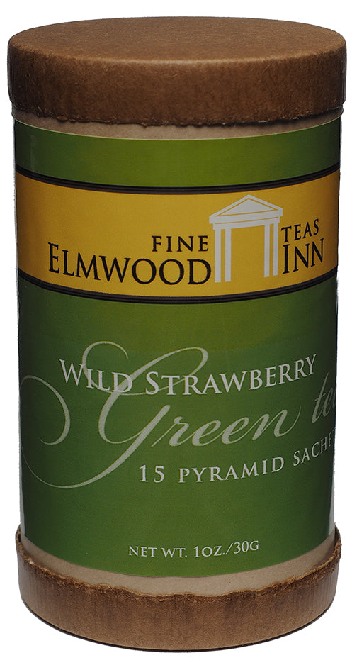 Wild Strawberry Green Tea Pyramid Sachets