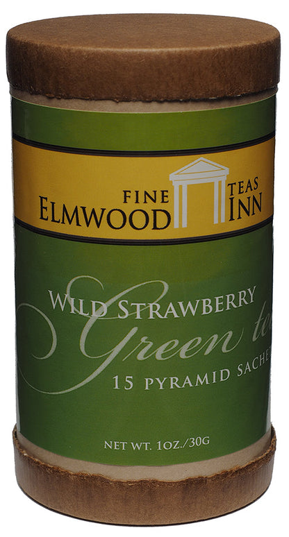 Wild Strawberry Green Tea Pyramid Sachets